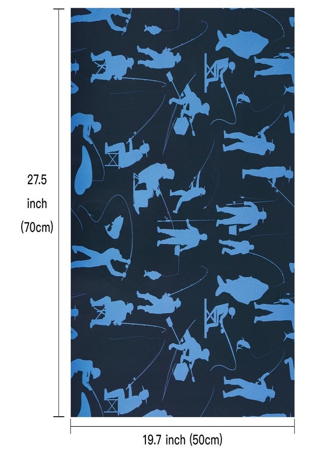 WRAPAHOLIC Fishing Wrapping Paper Sheet - 12 Sheets Folded Flat - Adventure Fishing and Fishhook 4 Design for Angler Fish Themed Birthday - 19.7 Inch X 27.6 Inch Per Sheet - Image 2